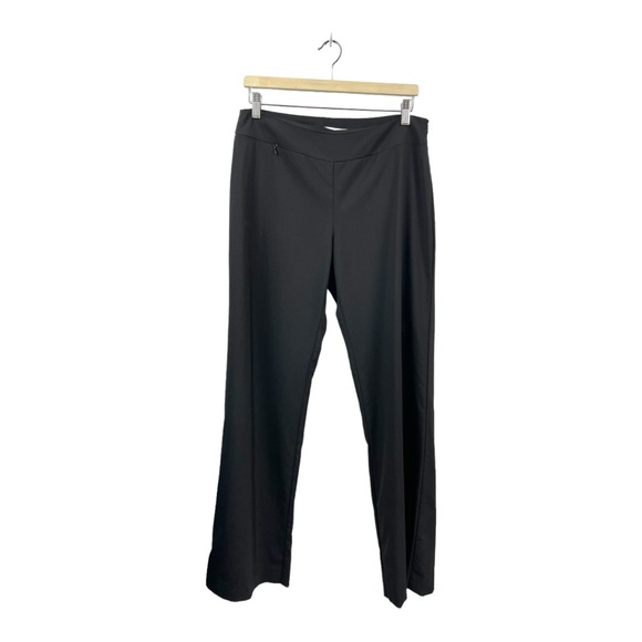 Sarah Pacini Chloe Black Stretch Wool Wide Leg Pants Size 2 (M) - Picture 2 of 6